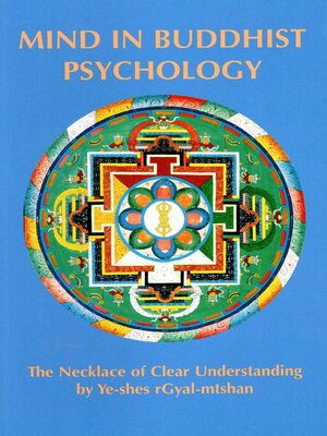 cover image of Mind in Buddhist Psychology